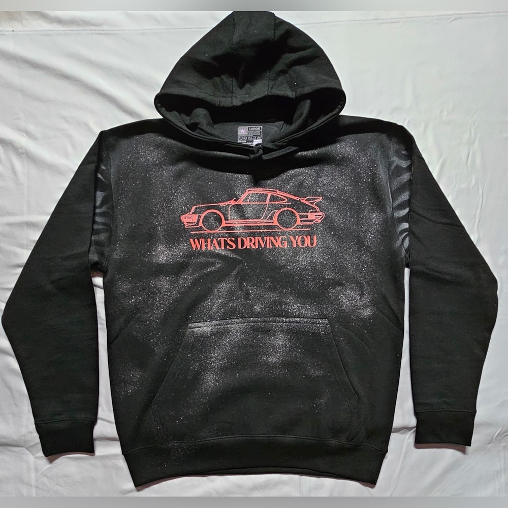 Black Graphic Hoodie